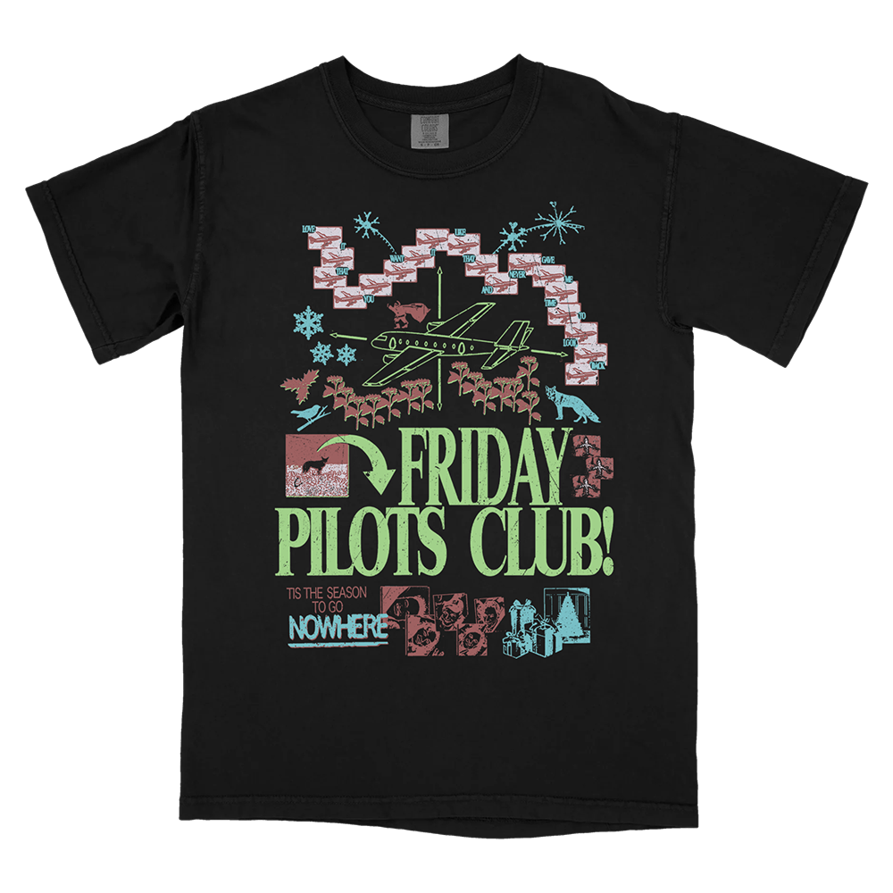 Tis the Season to Go Nowhere Black T-Shirt