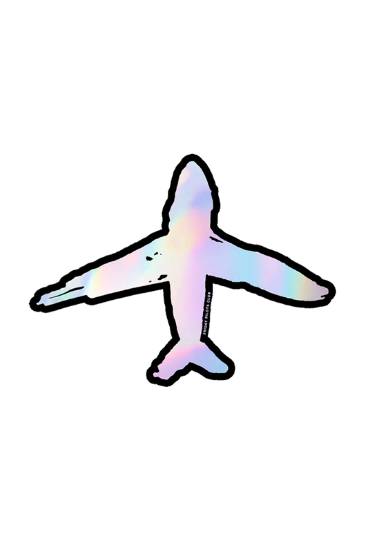 Holographic Plane Sticker